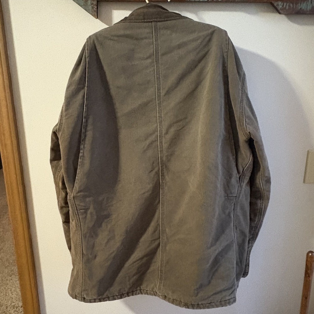VTG Carhartt Chore Coat Jacket LT C02CHT Blanket Lined Canvas Workwear Brown - Picture 7 of 12